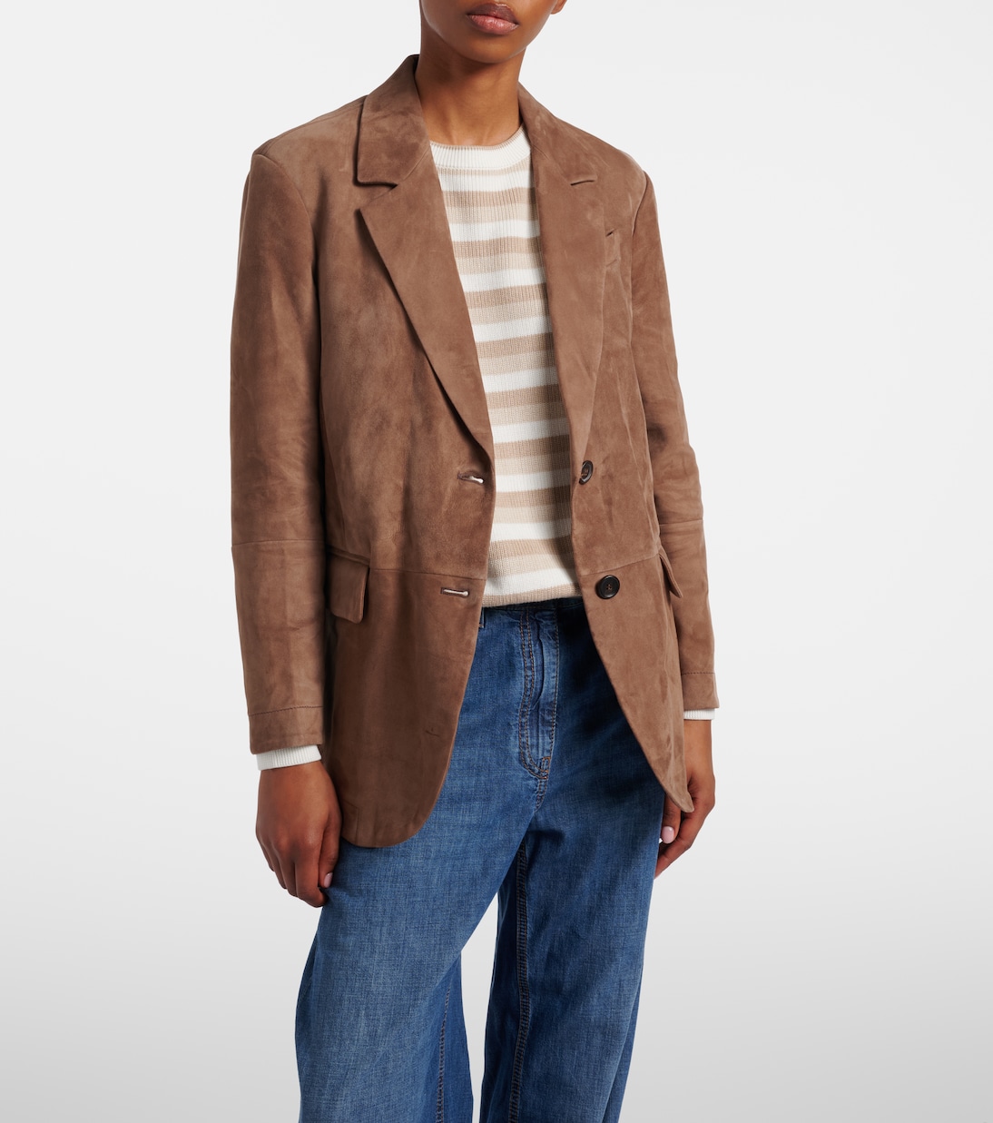 Suede blazer | Brunello Cucinelli