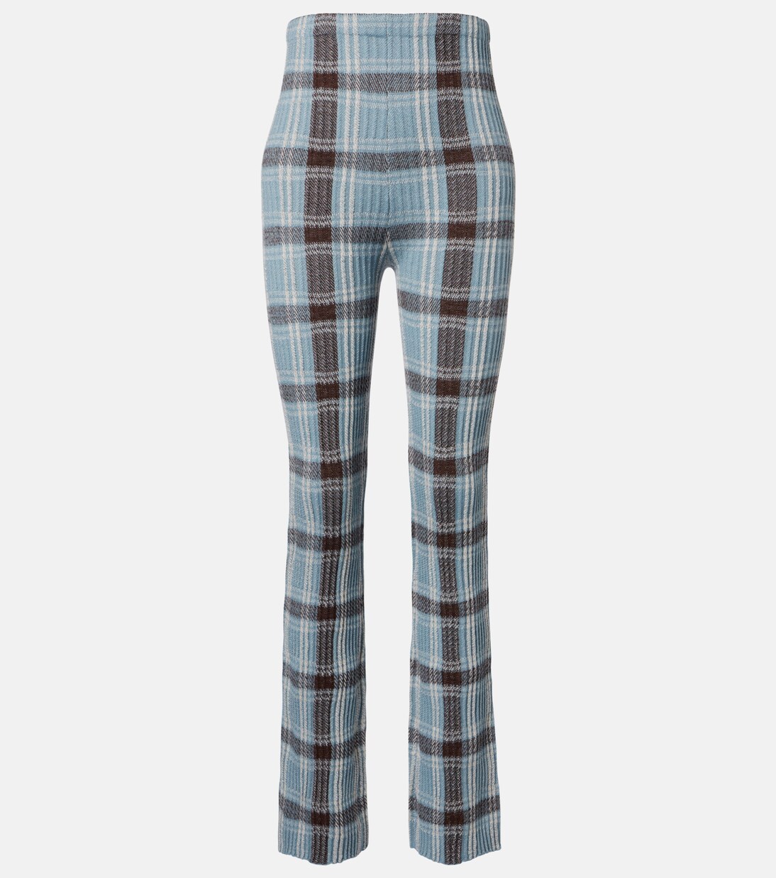 Checked wool-blend slim pants | Acne Studios