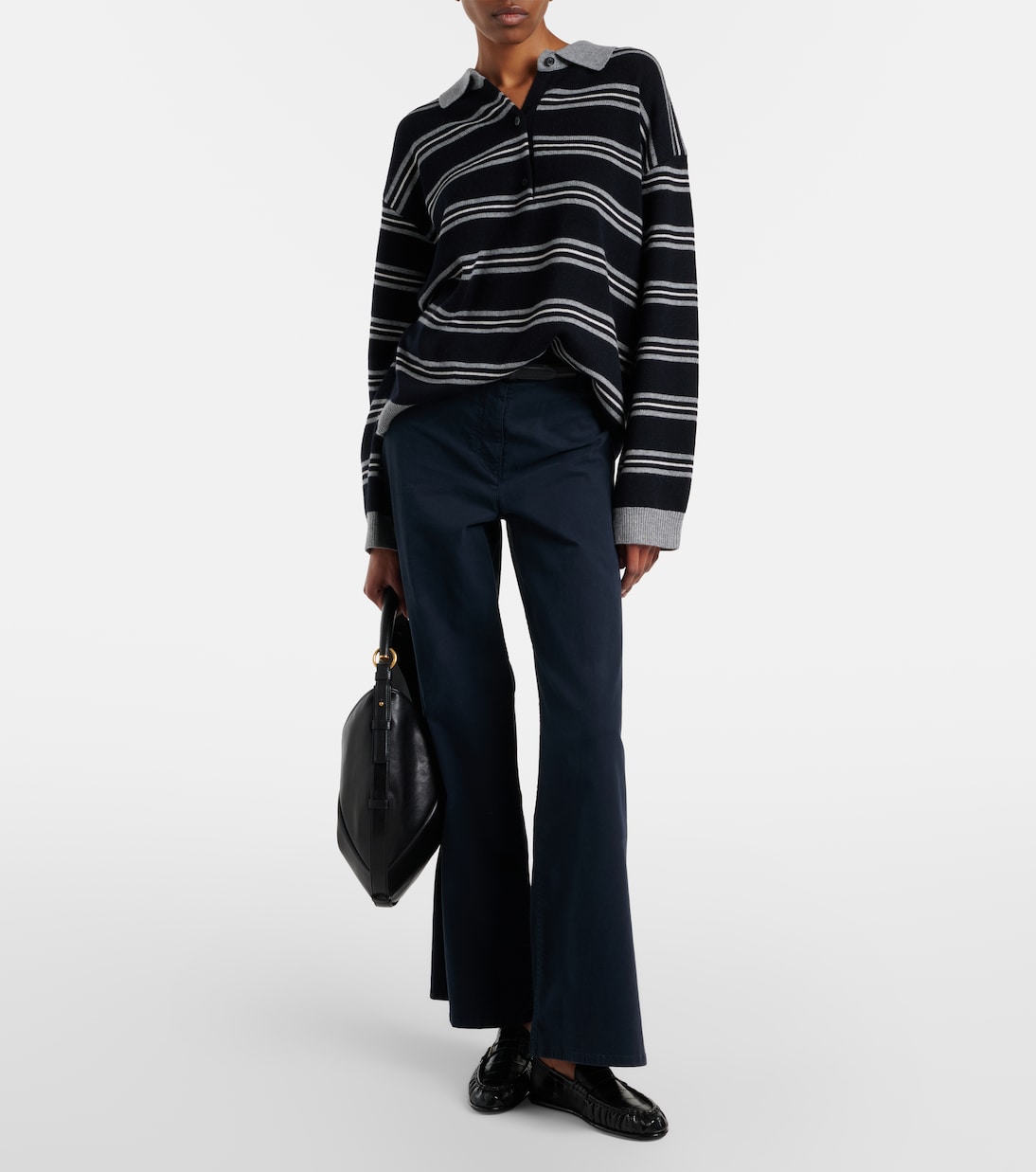 Polo Galvez in cashmere a righe | Nili Lotan