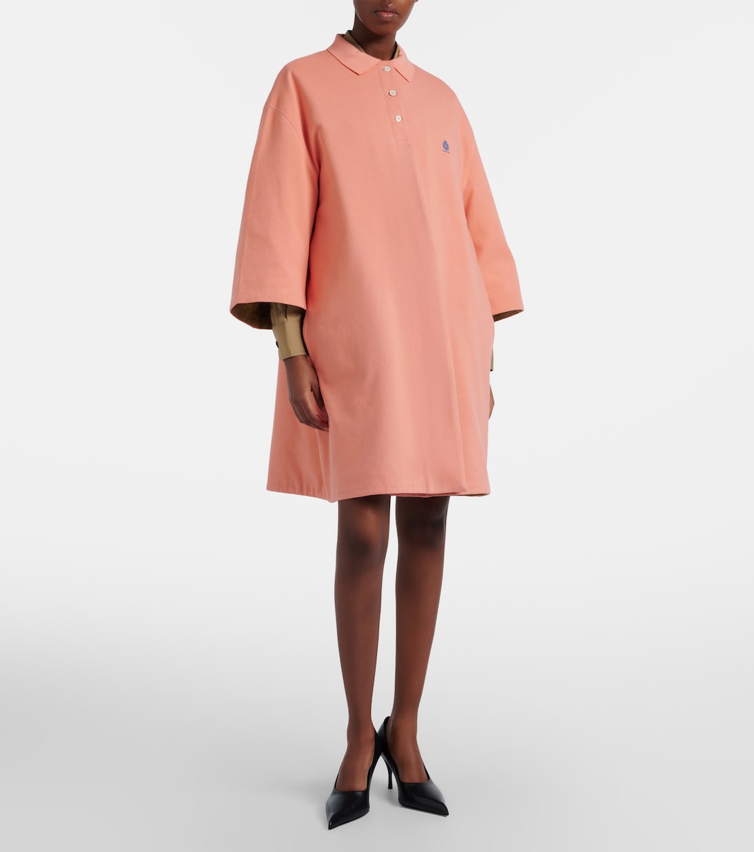 Cotton piqué coat | Prada