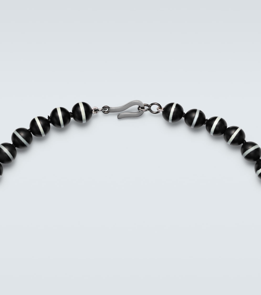 Sterling silver (925) beaded necklace with gemstones | Ileana Makri