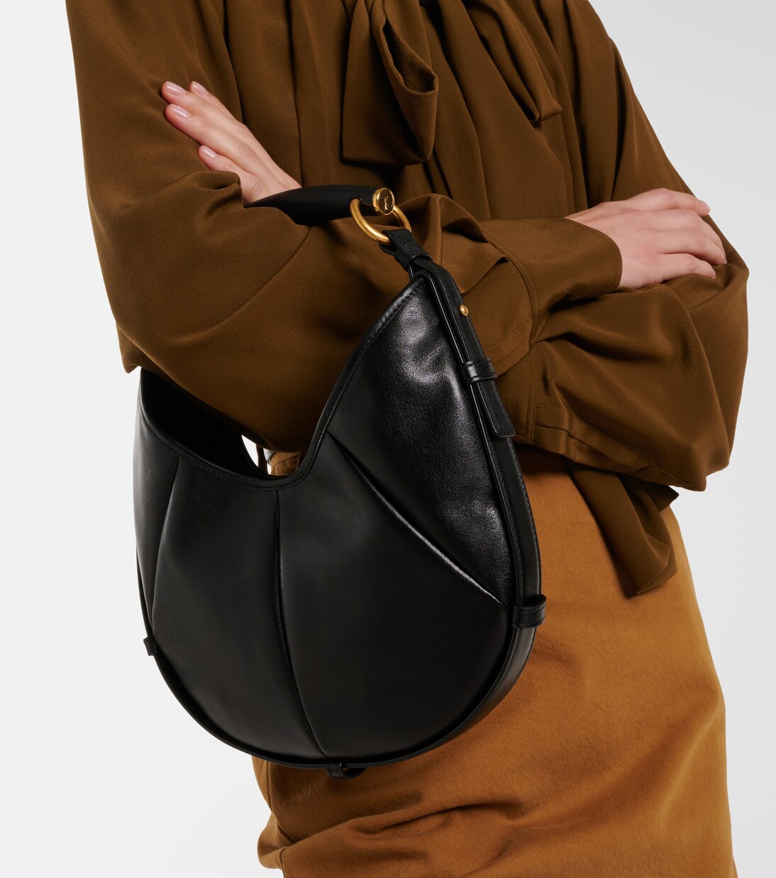 Mombasa Small leather shoulder bag | Saint Laurent