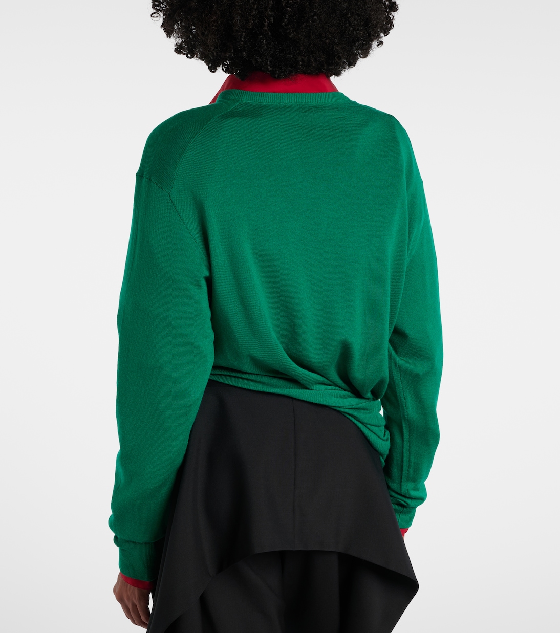 Pull Double L brodé en laine | Loewe