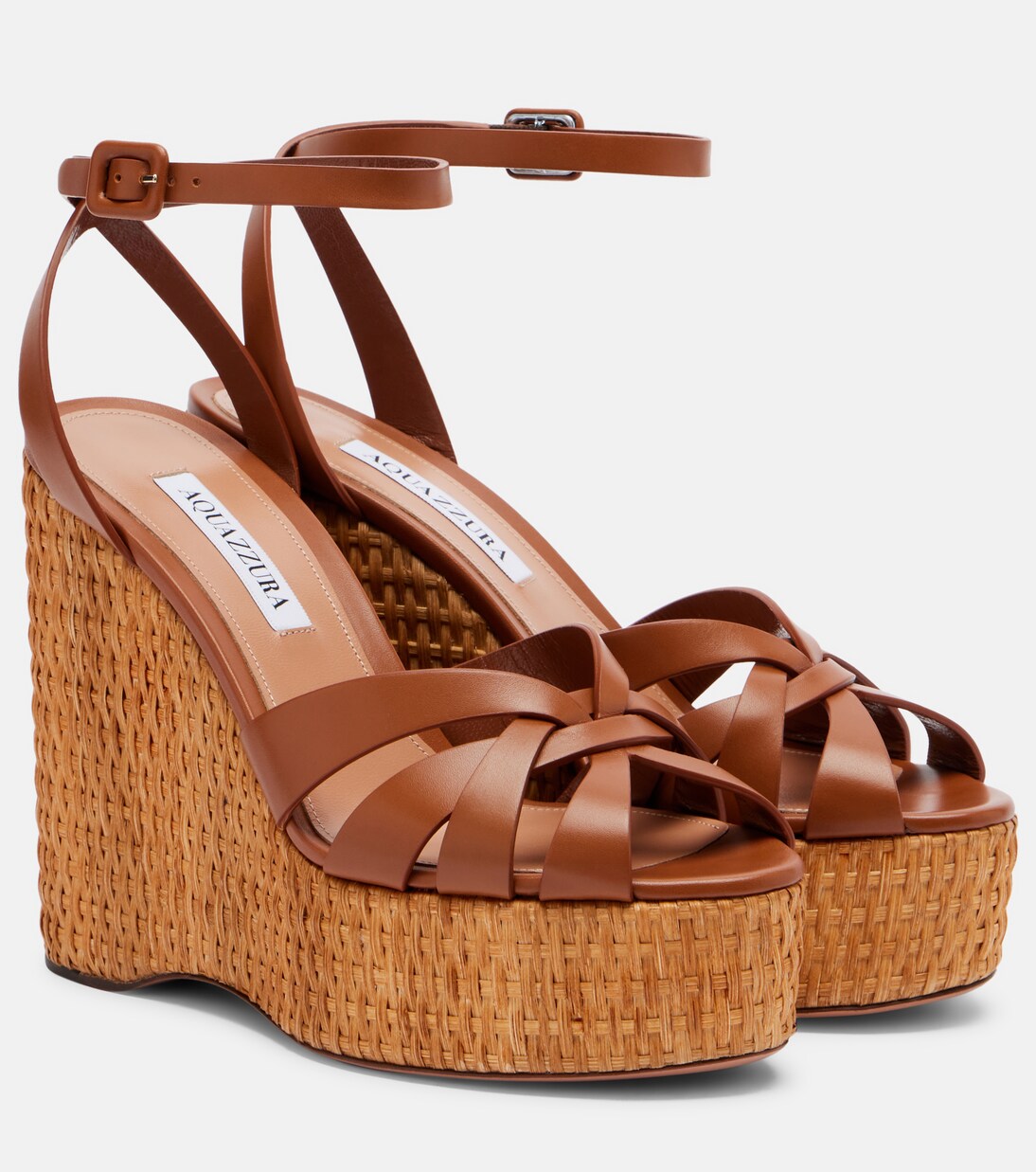 Wedge-Sandalen Copacabana aus Leder | Aquazzura