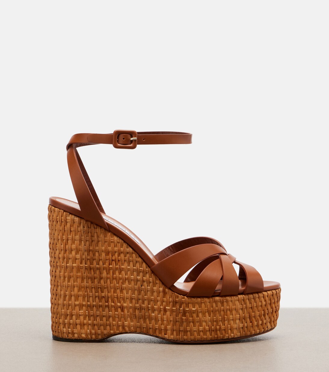 Wedge-Sandalen Copacabana aus Leder | Aquazzura