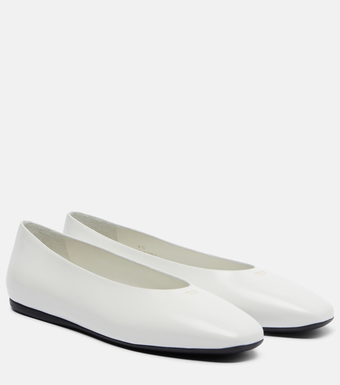 Ballerinas aus Leder | Prada