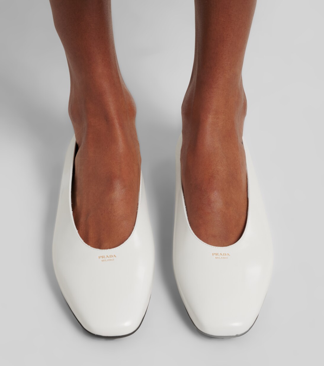 Ballerinas aus Leder | Prada