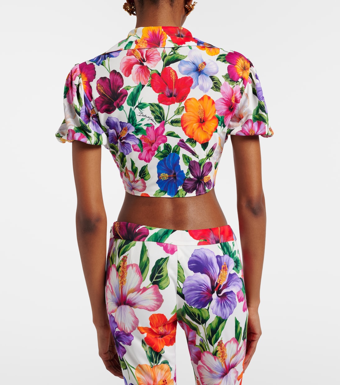Floral crop top | Dolce&Gabbana