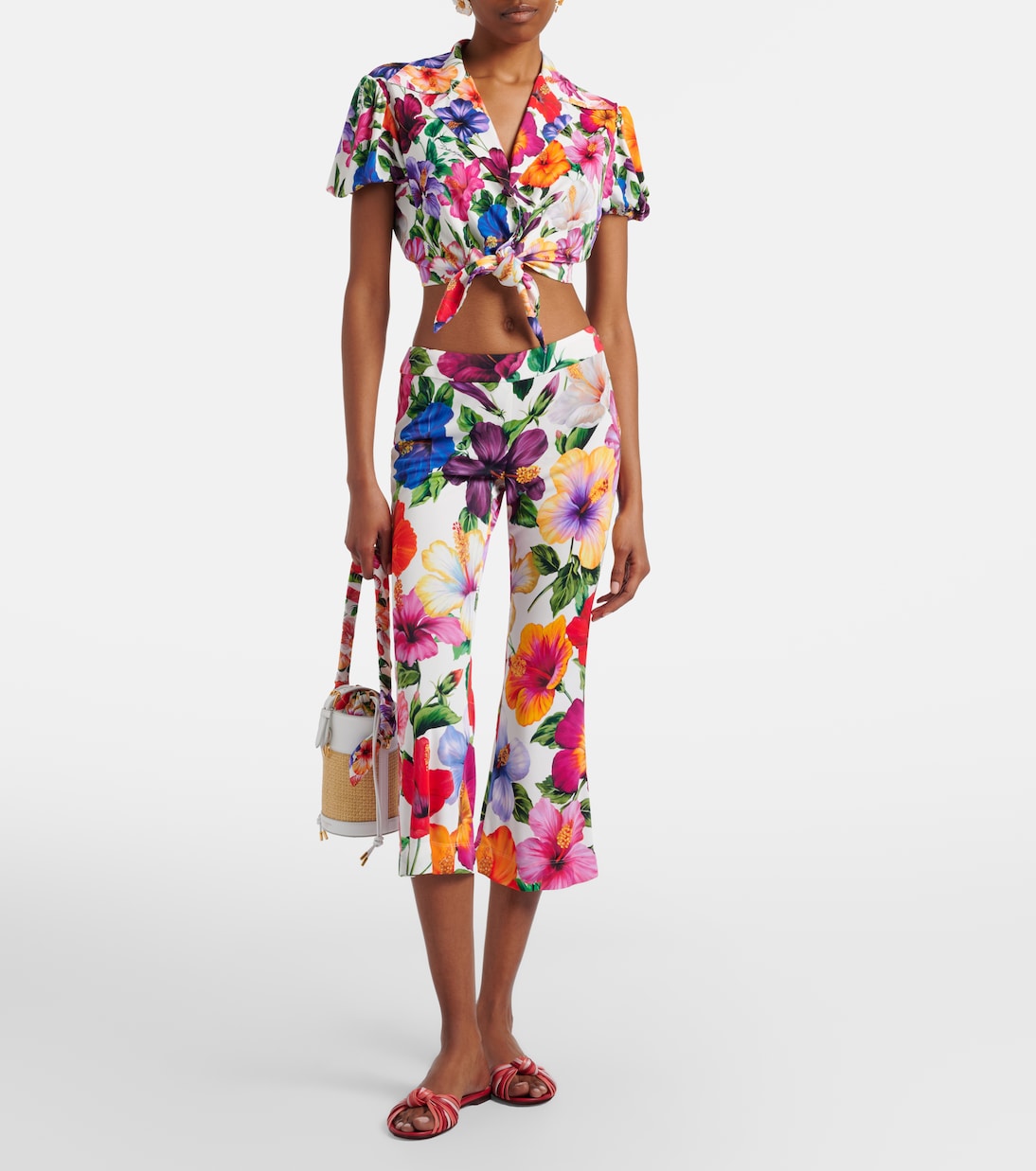 Floral crop top | Dolce&Gabbana