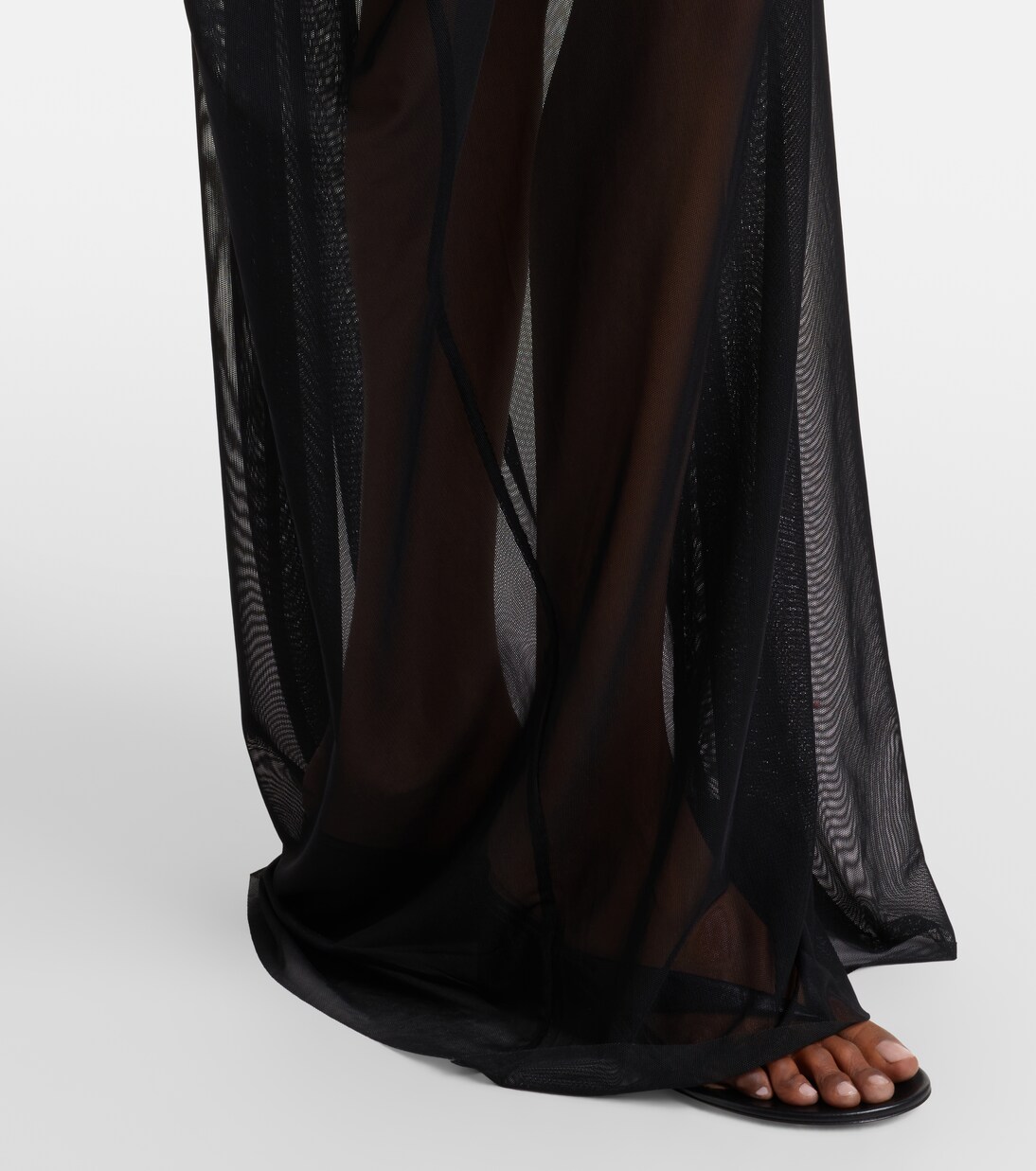 قفطان شفاف من الشبك | Norma Kamali