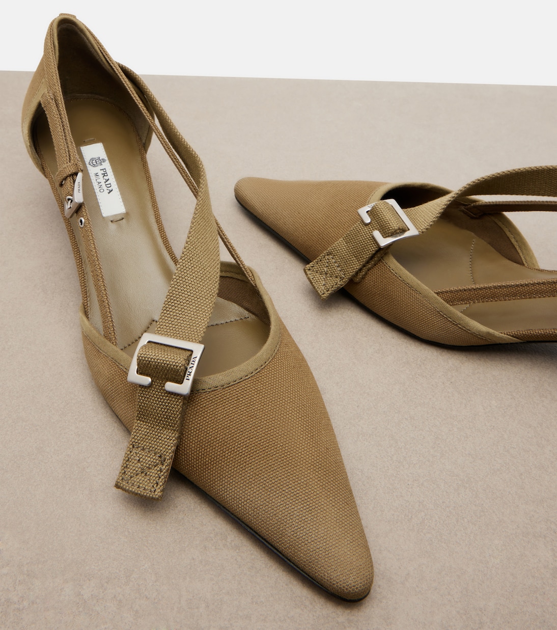 Pumps aus Canvas | Prada