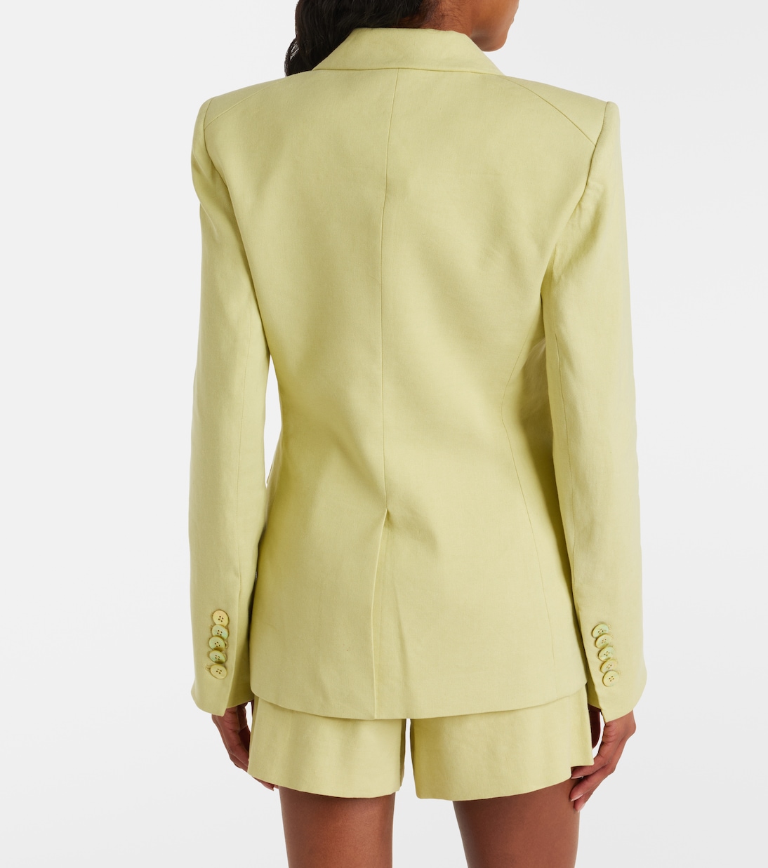 Miller double-breasted linen-blend twill blazer | Veronica Beard
