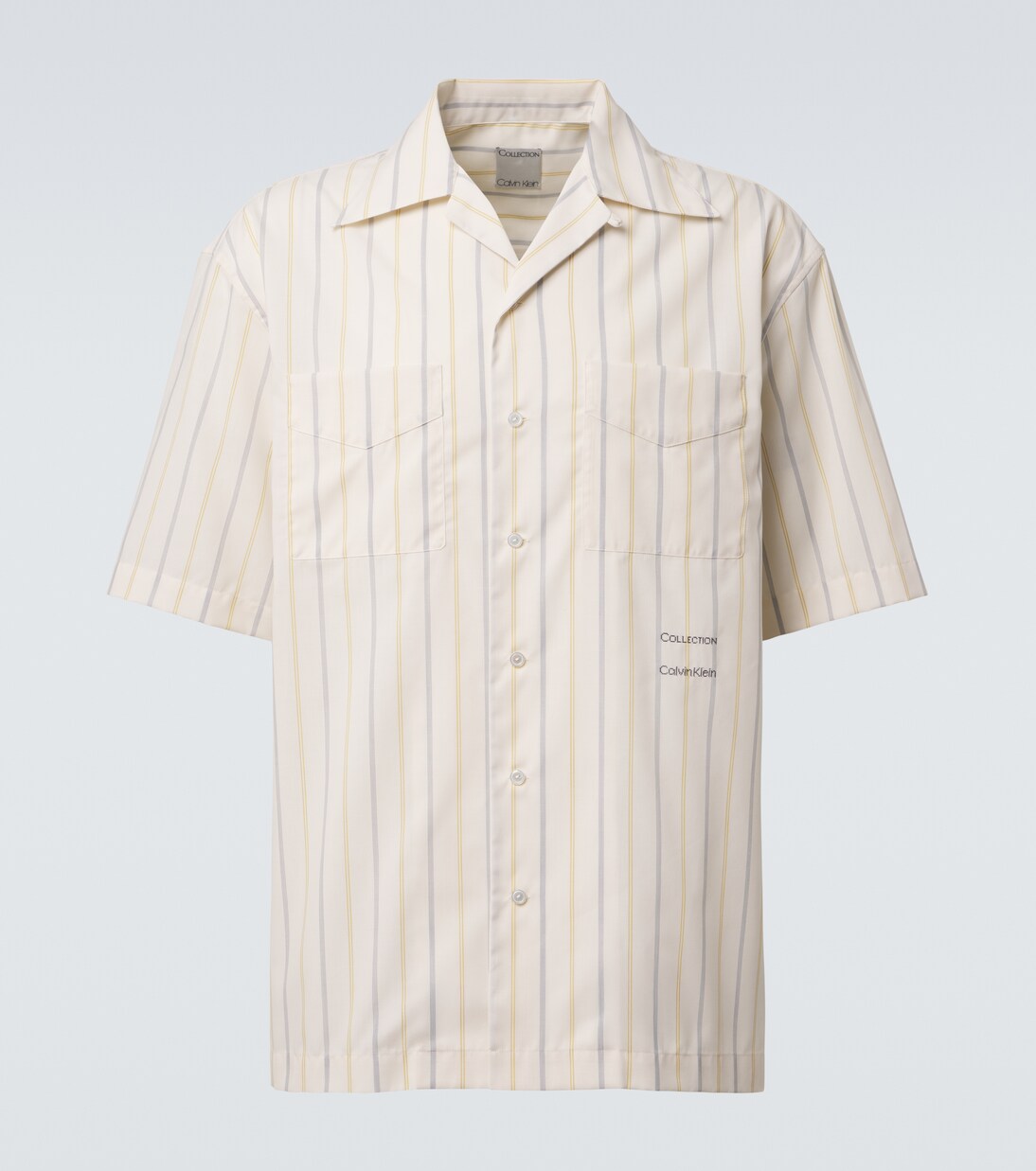 Nathaniel striped bowling shirt | Calvin Klein Collection