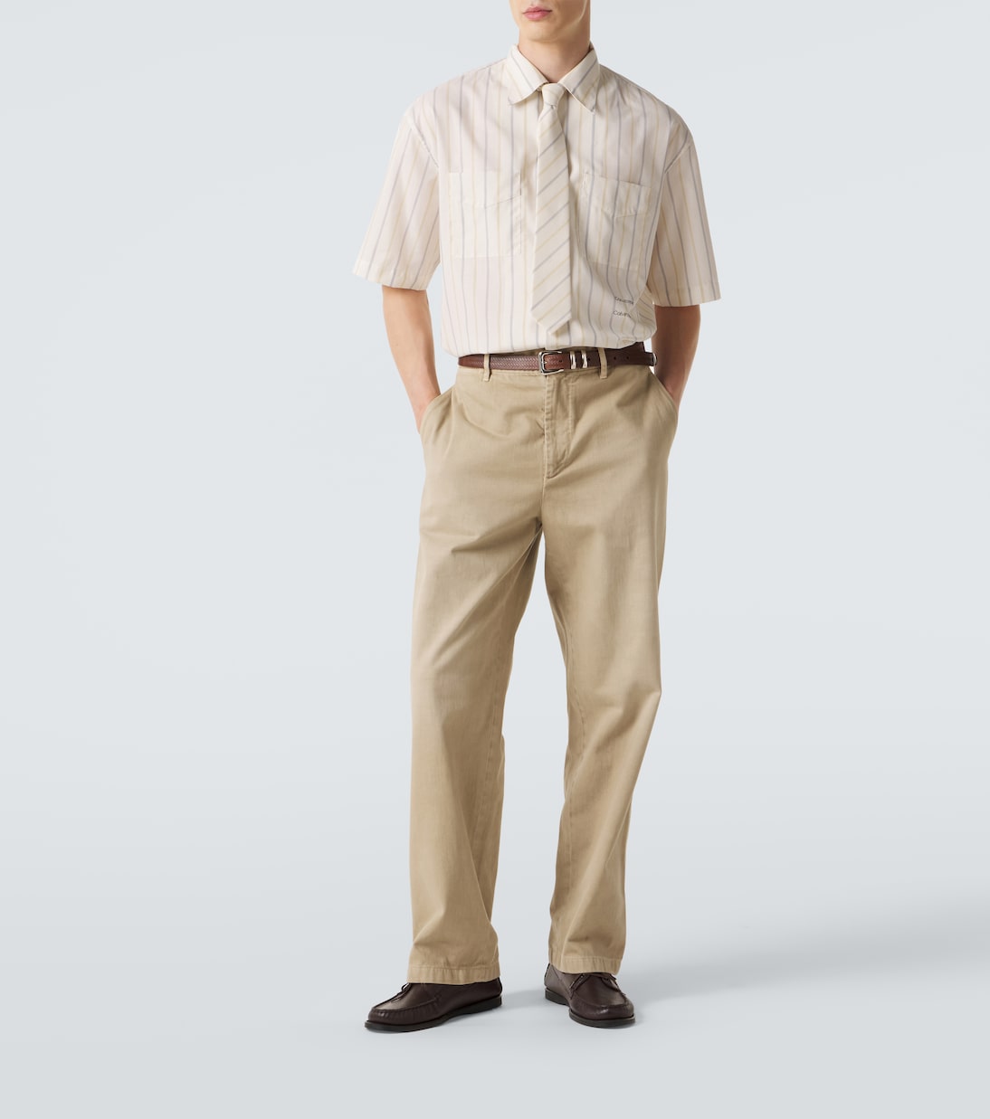 Nathaniel striped bowling shirt | Calvin Klein Collection