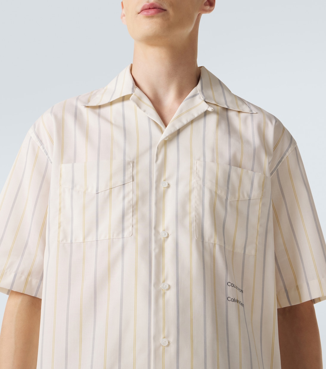 Nathaniel striped bowling shirt | Calvin Klein Collection