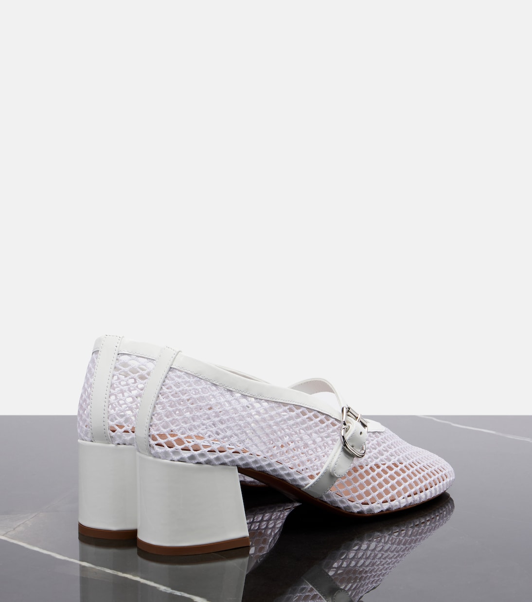 Babies mesh Mary Jane pumps | Alaïa