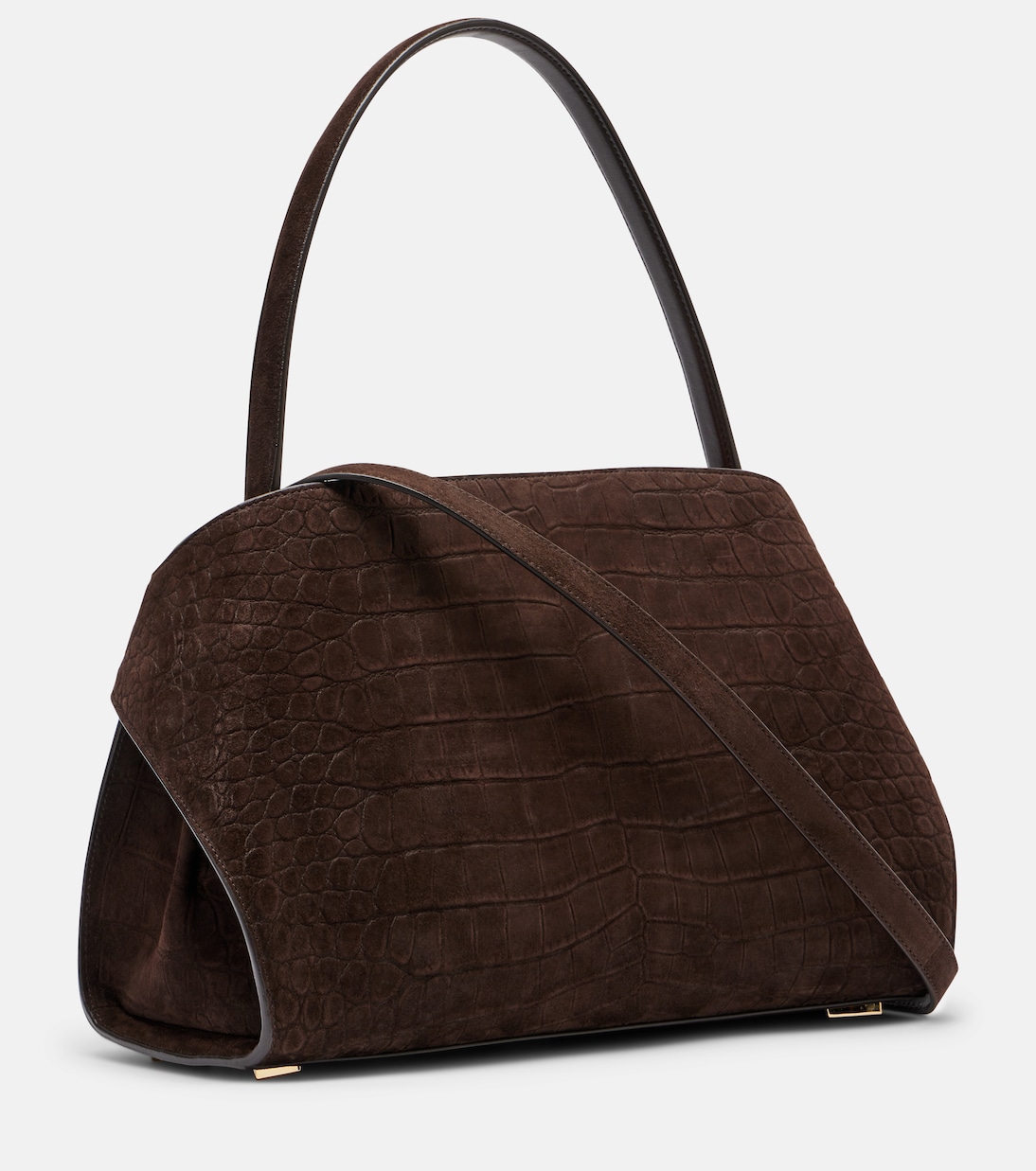 Hug Small suede shoulder bag | Ferragamo