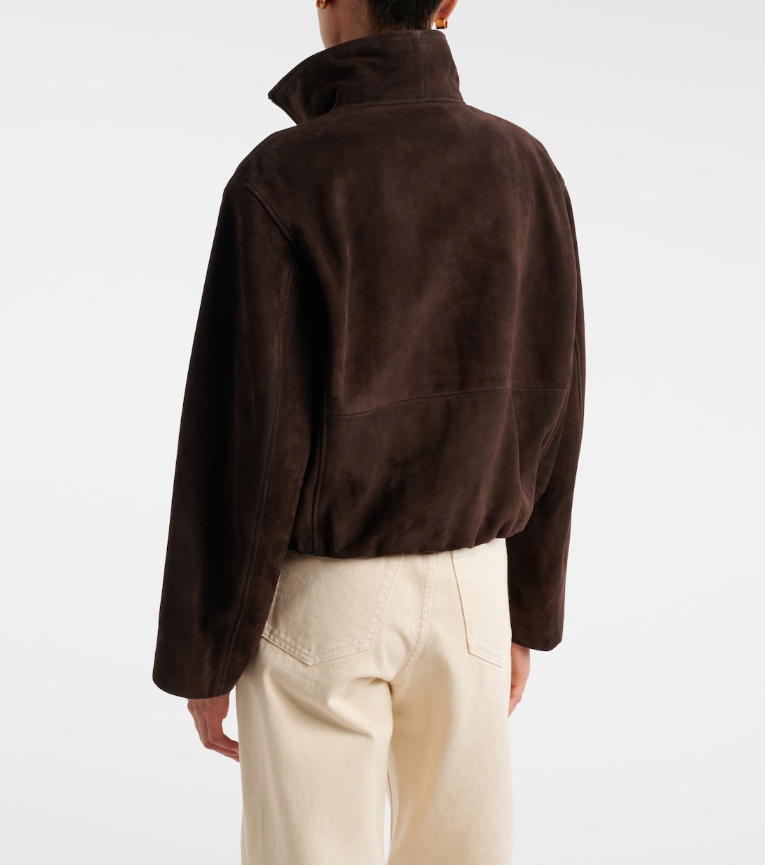 Jacke Etienne aus Veloursleder | Nour Hammour
