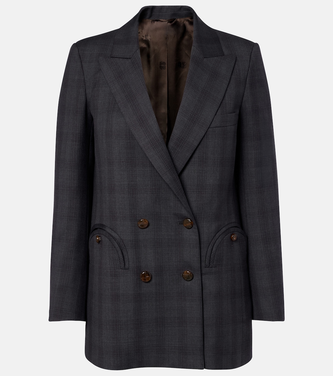 Everyday checked virgin wool blazer | Blazé Milano