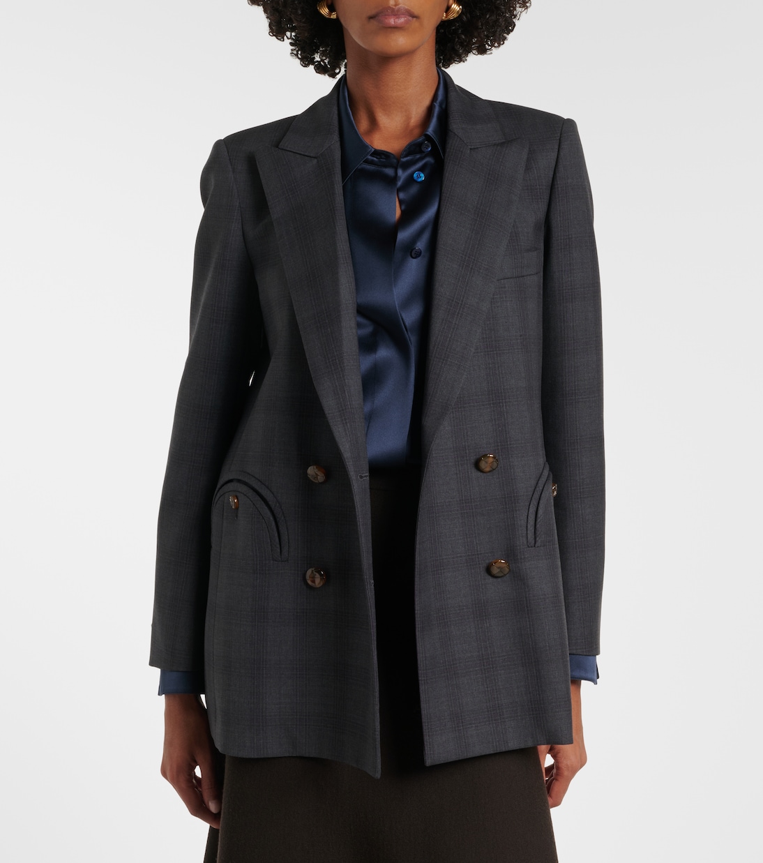 Everyday checked virgin wool blazer | Blazé Milano