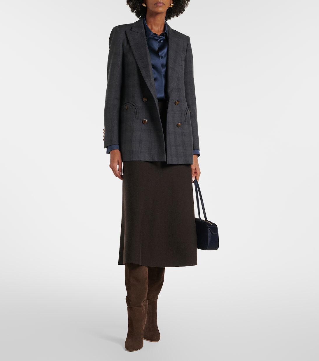 Everyday checked virgin wool blazer | Blazé Milano