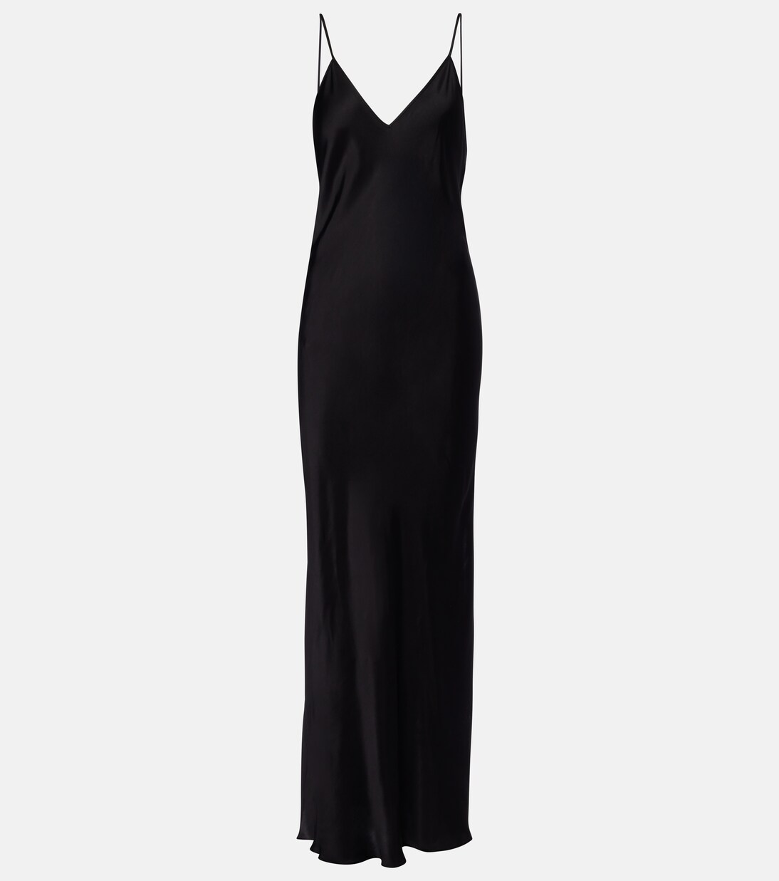 Robe longue Nevana en satin | Isabel Marant
