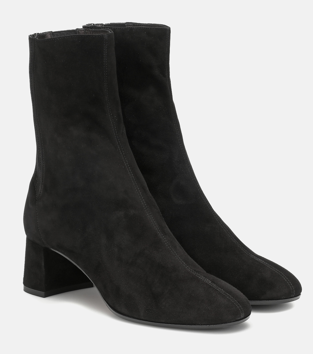 Saint Honore 50 suede ankle boots | Aquazzura