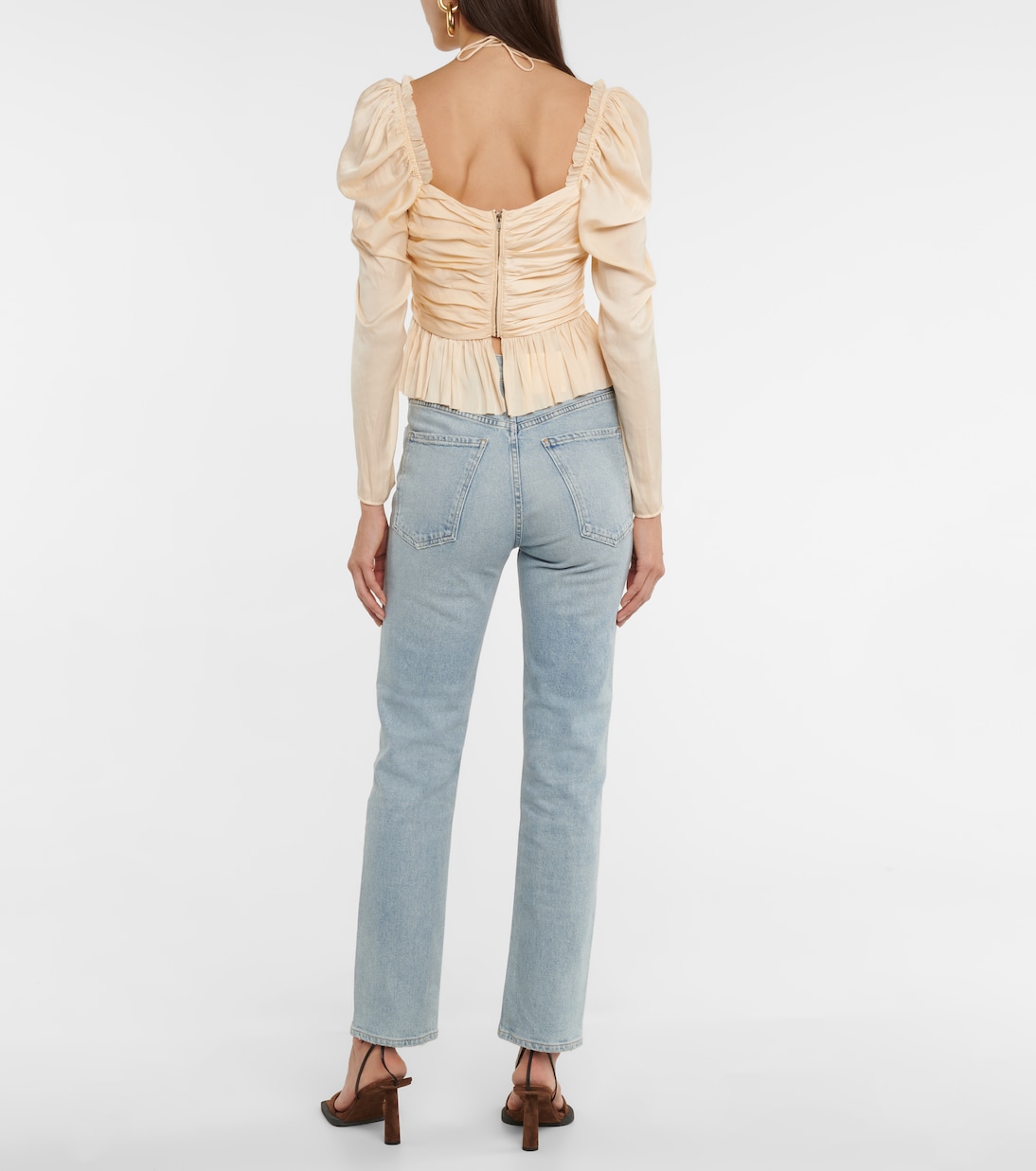 Bluse Mirelle aus Satin | Ulla Johnson