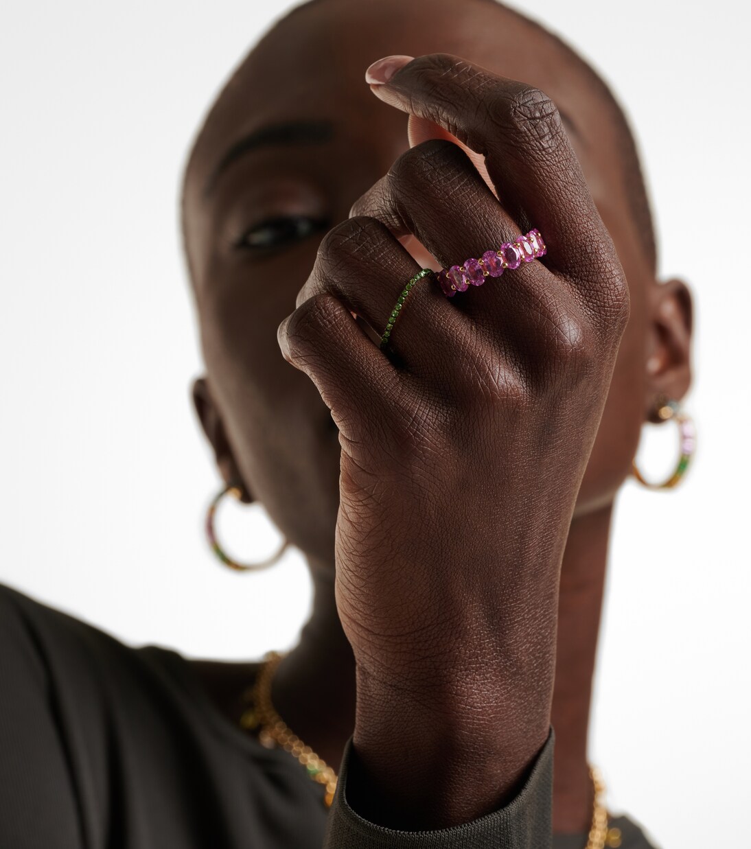 Bague en or 18 ct et saphirs | Shay Jewelry