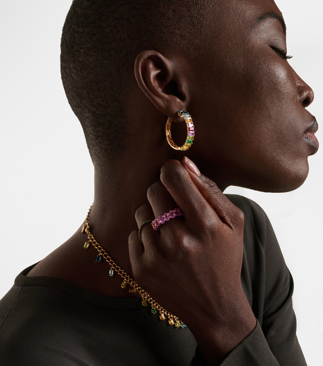 Bague en or 18 ct et saphirs | Shay Jewelry