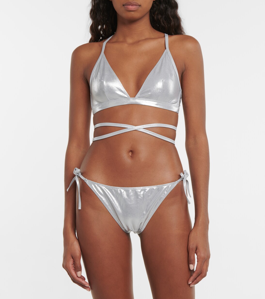 Culotte de bikini Stef métallisée | Isabel Marant