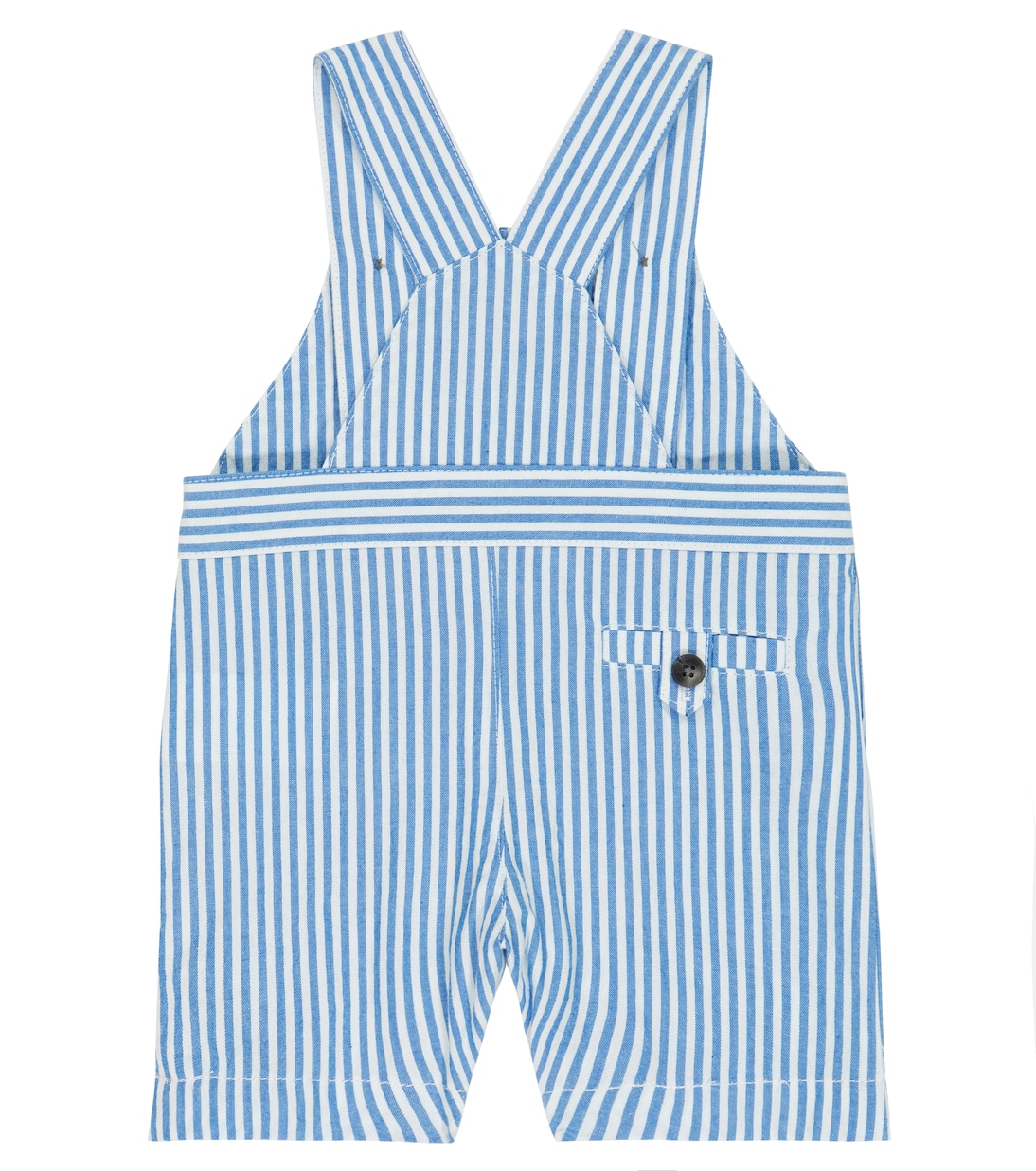Baby striped cotton-blend dungarees | Tartine et Chocolat