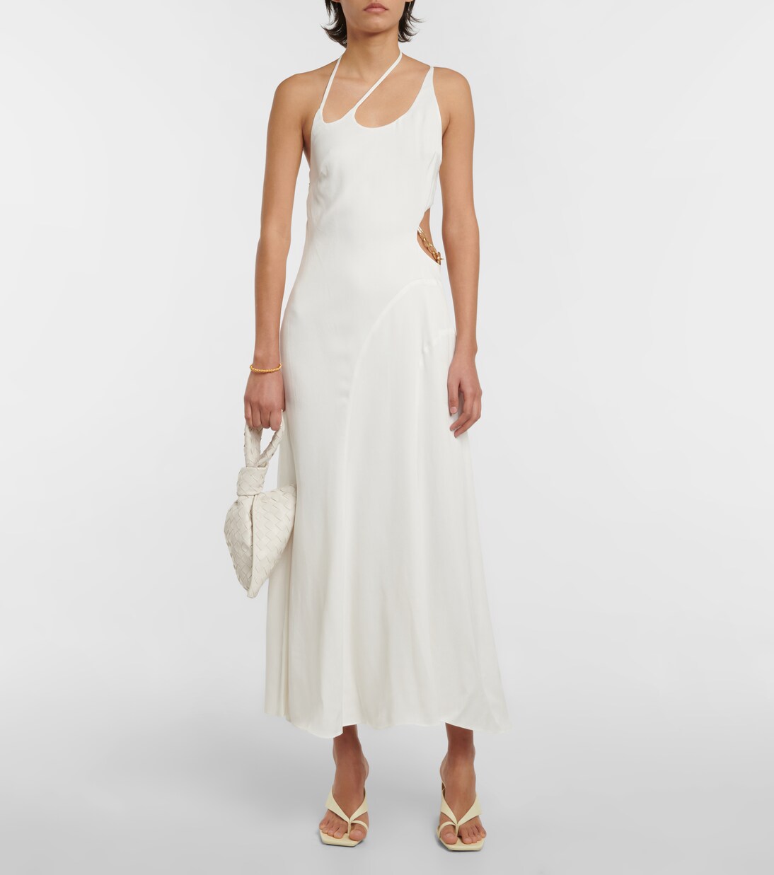 Robe midi Morena à ornements | Simkhai