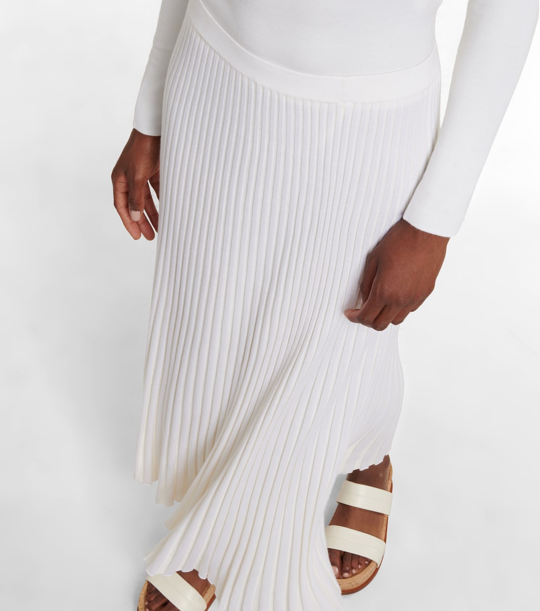 Midirock Tereja aus Wolle und Seide | Gabriela Hearst