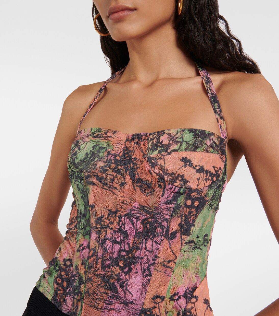 Bedrucktes Bustier-Top | Roberta Einer