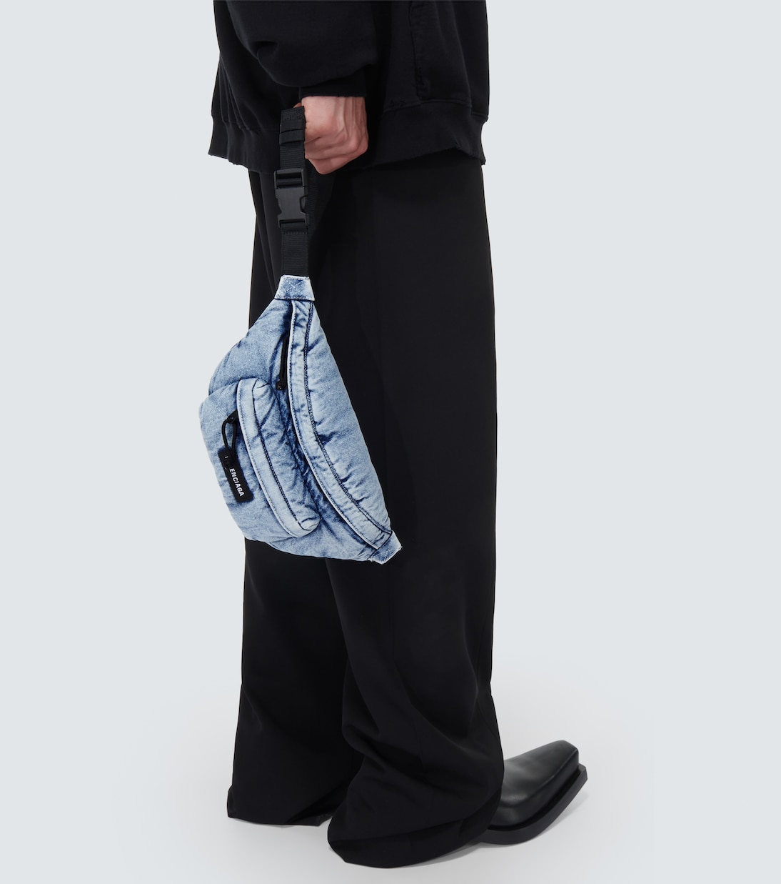 Explorer denim belt bag | Balenciaga