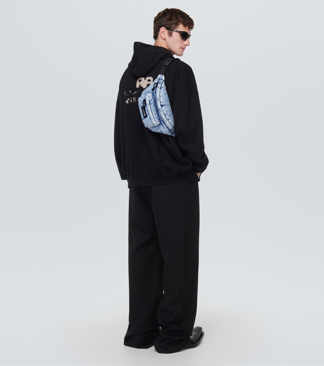 Explorer denim belt bag | Balenciaga