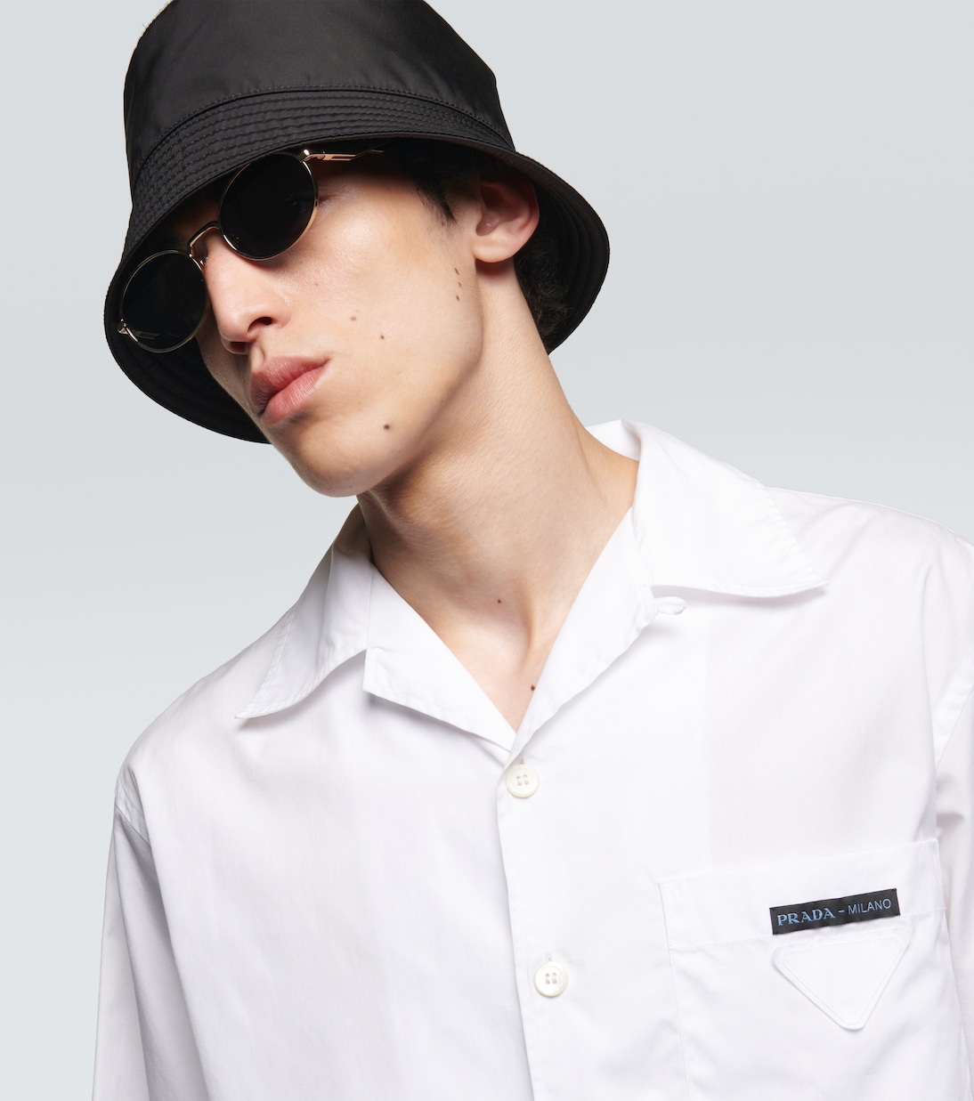 Gafas de sol ovaladas con logo | Prada