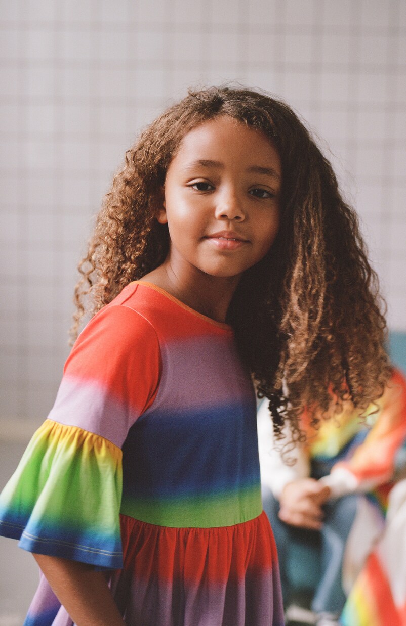 Chasity printed cotton dress | Molo