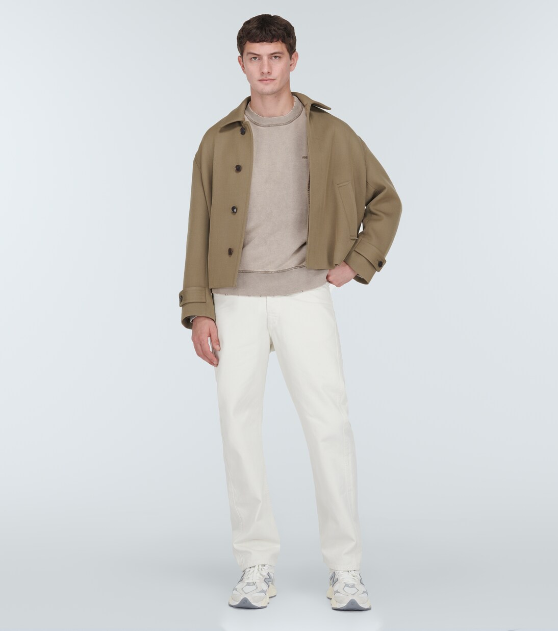 Sweatshirt aus Baumwoll-Jersey | Ami Paris