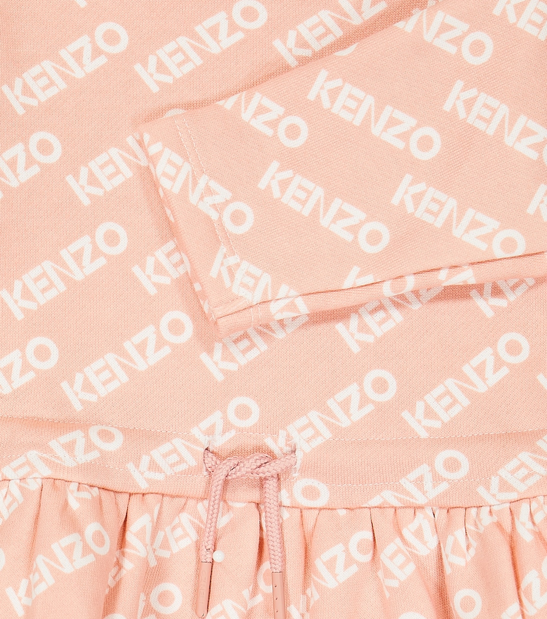 Baby - Abito in cotone con stampa | Kenzo Kids