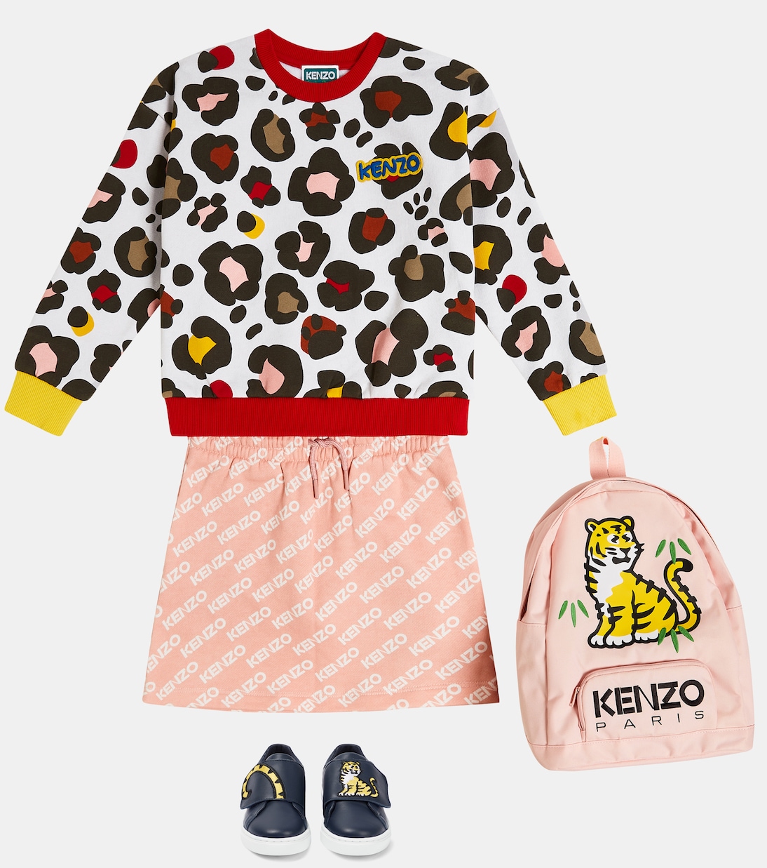 Printed cotton sweatshirt | Kenzo Kids