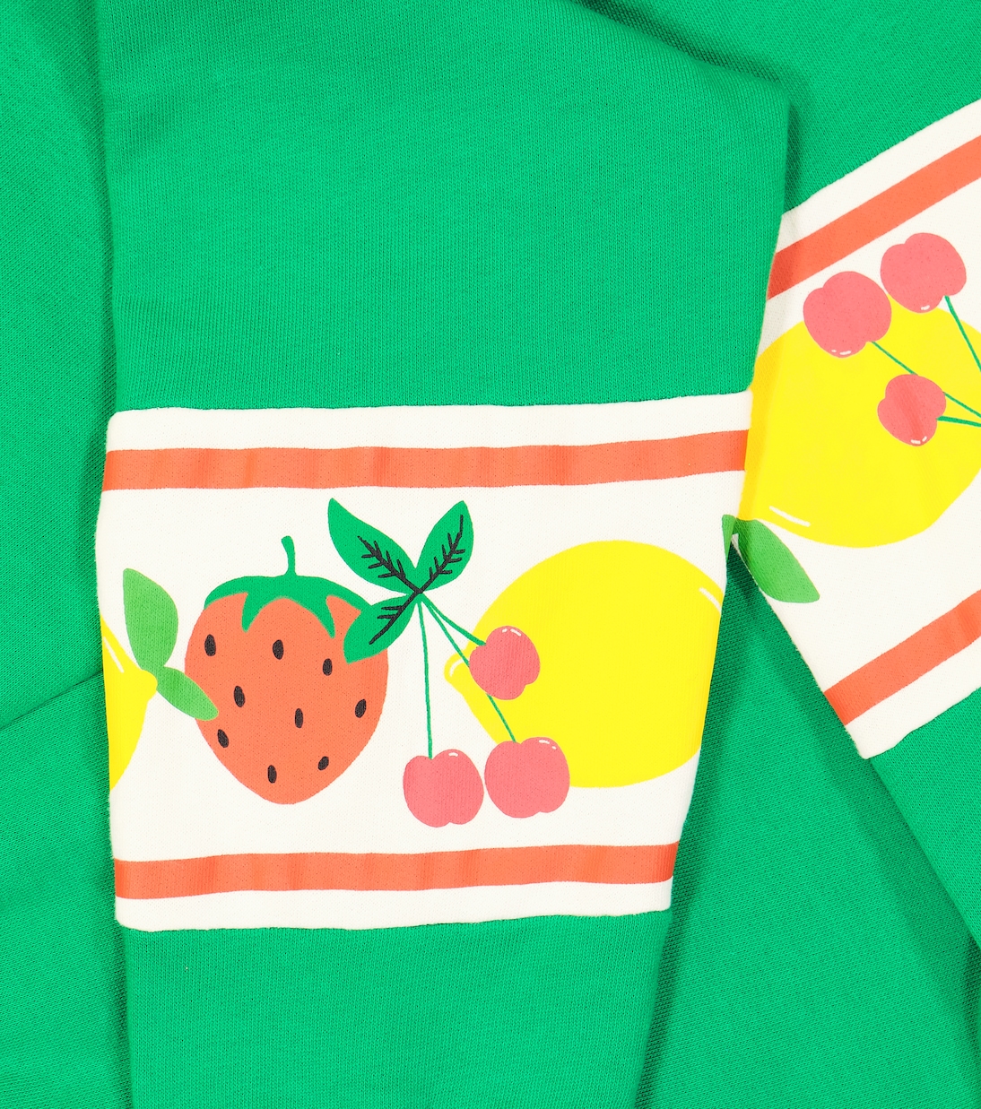 Fruits Panel cotton sweatpants | Mini Rodini