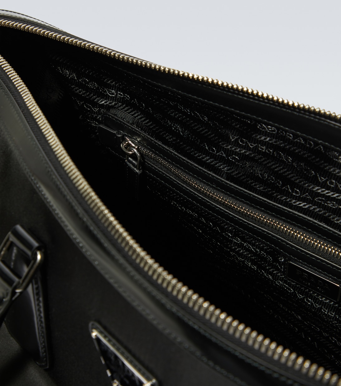 Weekender mit Leder | Prada