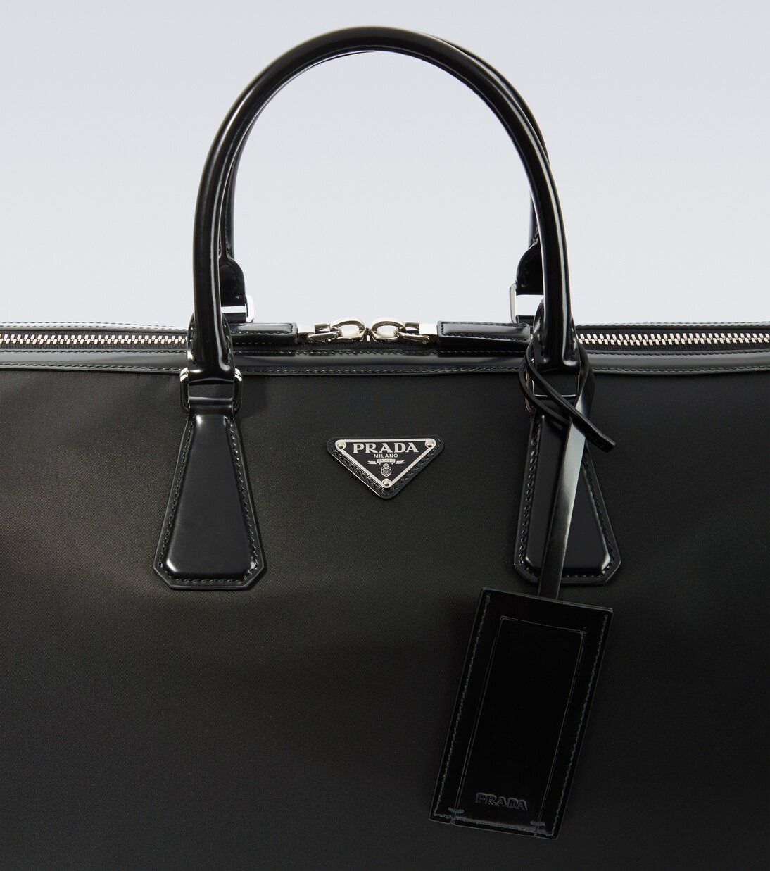 Weekender mit Leder | Prada