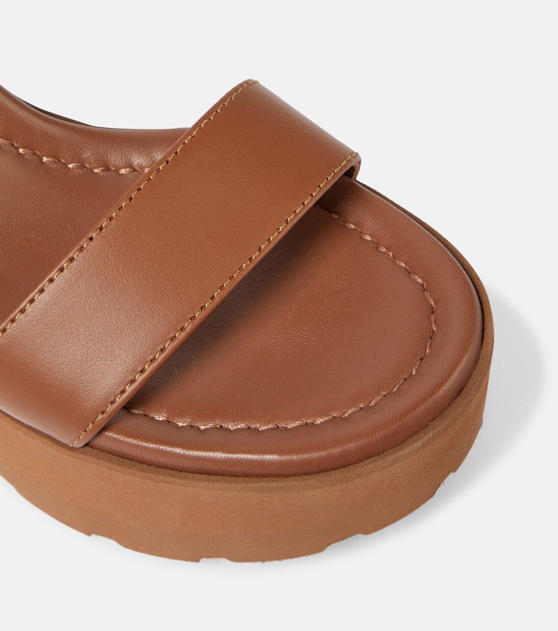 Sandales compensées en cuir | Gianvito Rossi