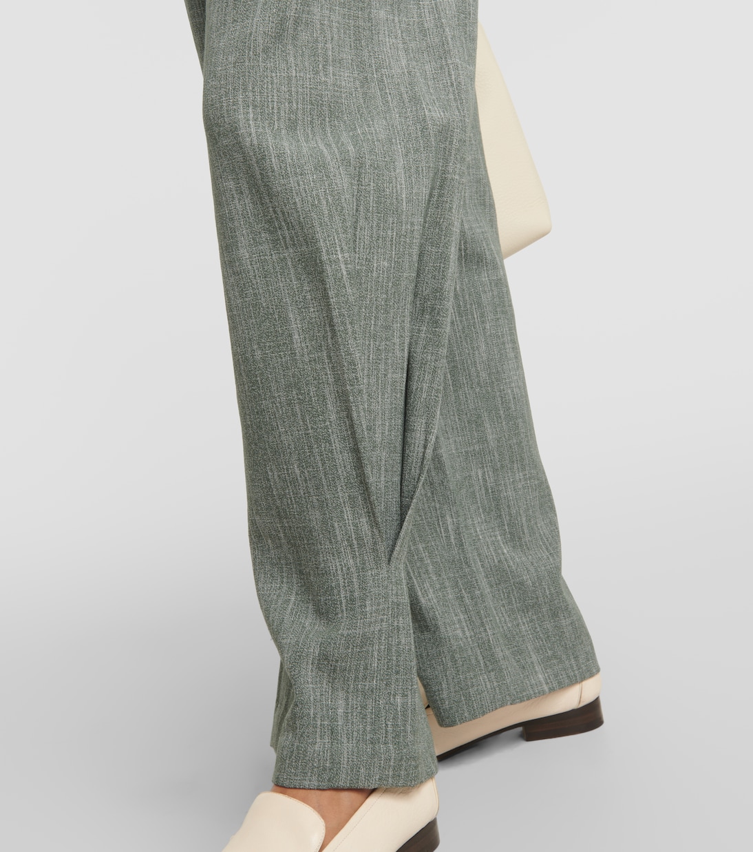 Pantalon ample en laine mélangée | CO