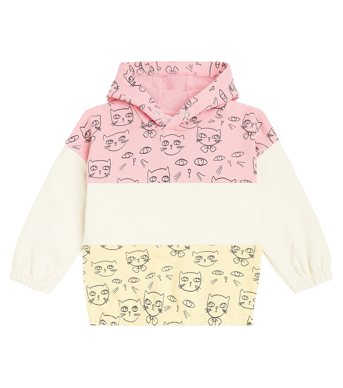 Cathlethes cotton jersey hoodie | Mini Rodini