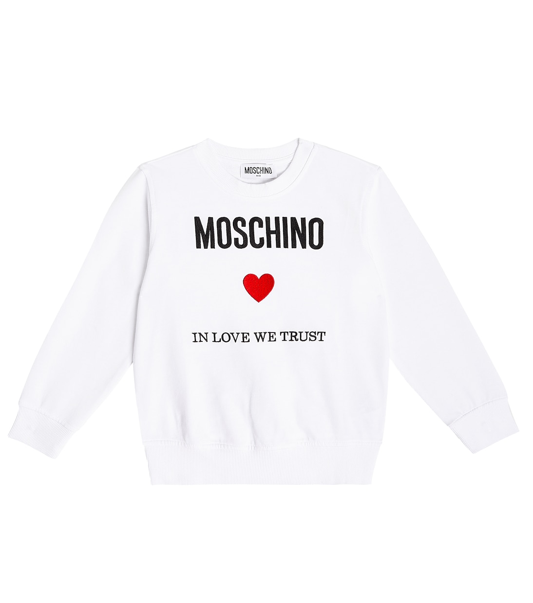 Printed cotton jersey sweatshirt | Moschino Kids