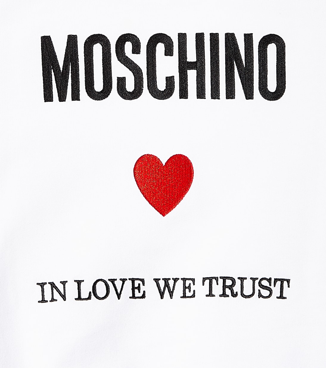 Printed cotton jersey sweatshirt | Moschino Kids